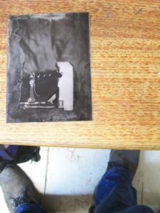 First successful Tintype at the lab, Saturday the 8th of December.